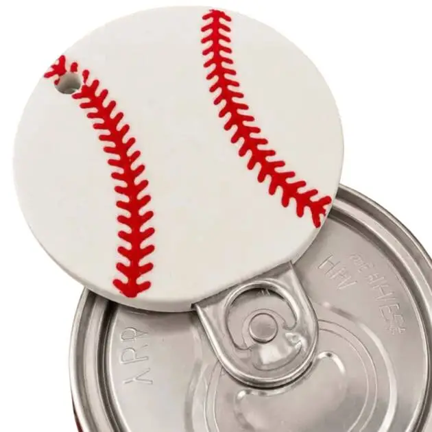 Baseball 3D Print Can Opener Keychain