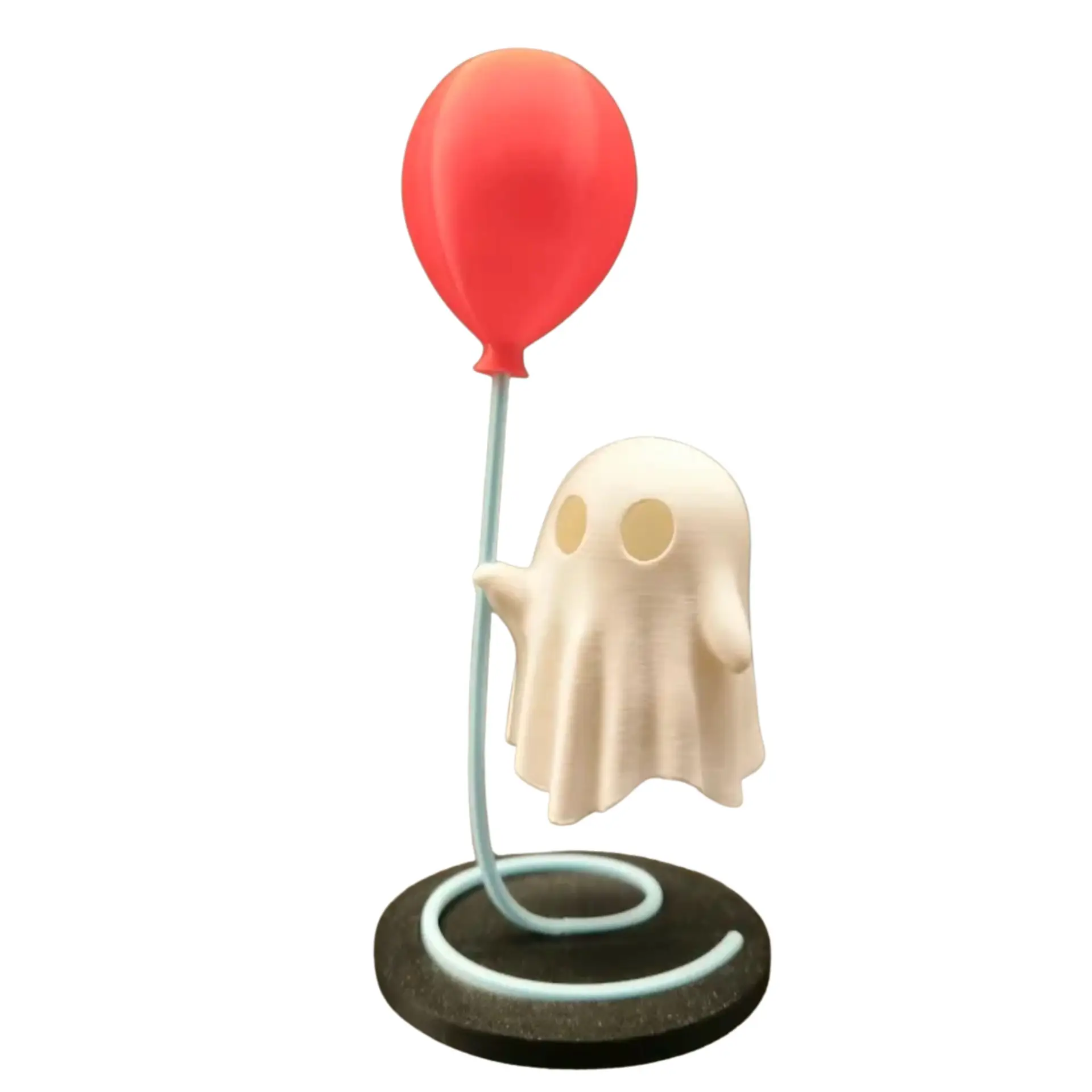 Red Balloon Ghost Light – 3D Printed Halloween Lamp - Image 2