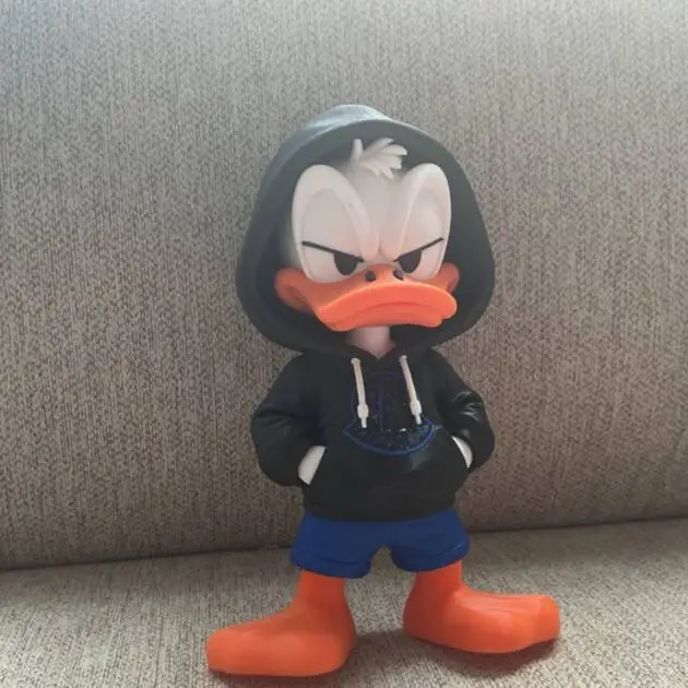 Donald Duck in a hoodie